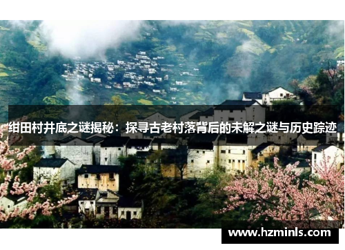 绀田村井底之谜揭秘:探寻古老村落背后的未解之谜与历史踪迹